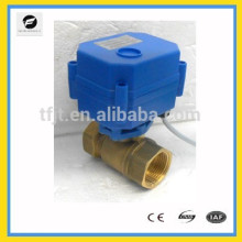 CWX-15Q/N automatic valve brass (1/2") DN15 3-6V,9-24V,220V BSP electric ball val for industrial water working system